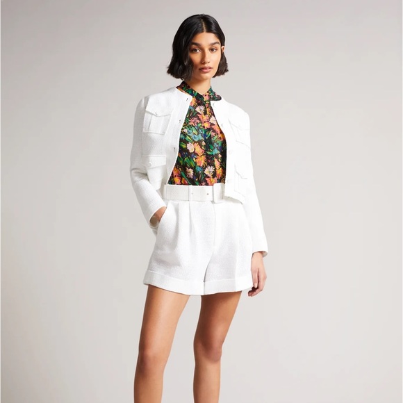 Ted Baker Carita Ruffle Sleeve Blouse- new with tags - Picture 3 of 10